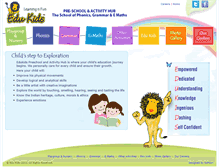 Tablet Screenshot of edukidsindia.com
